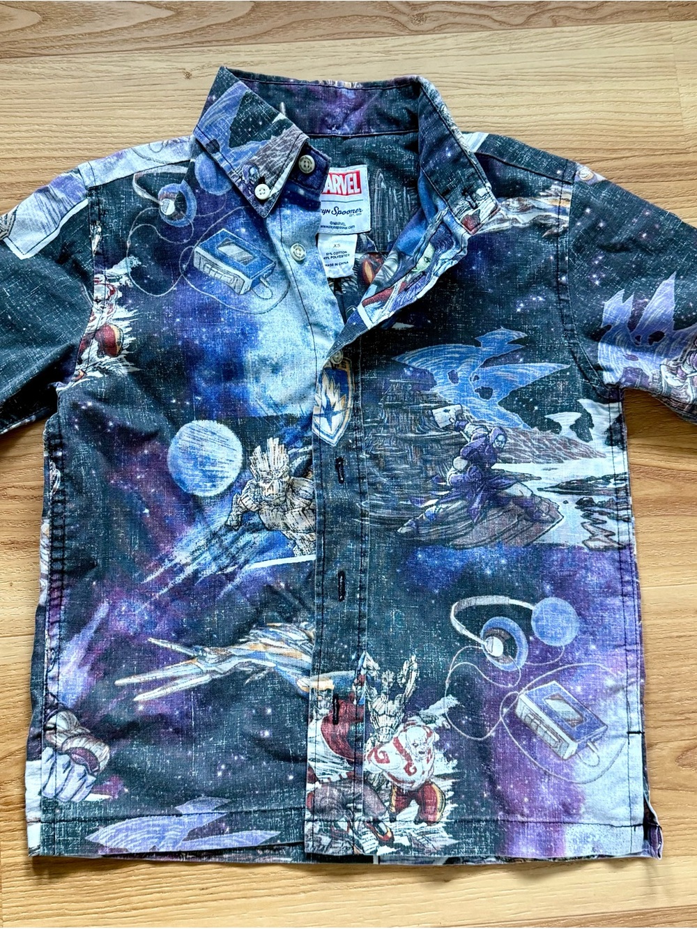 Reyn Spooner Marvel Guardians of the Galaxy-button down shirt